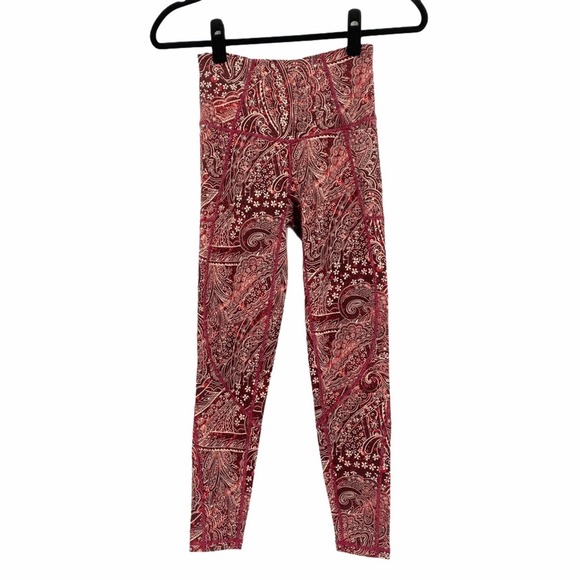 Free People Pants - Free People FP Movement Womens Plie All Day Floral Leggings Henna Combo Size XS